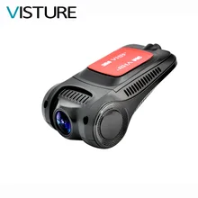 Dashcam Sony IMX322 Сенсор Видеорегистраторы для автомобилей Новатэк 96655 WiFi Ночное видение 1080 P тире Камера видео Регистраторы Visture RS301