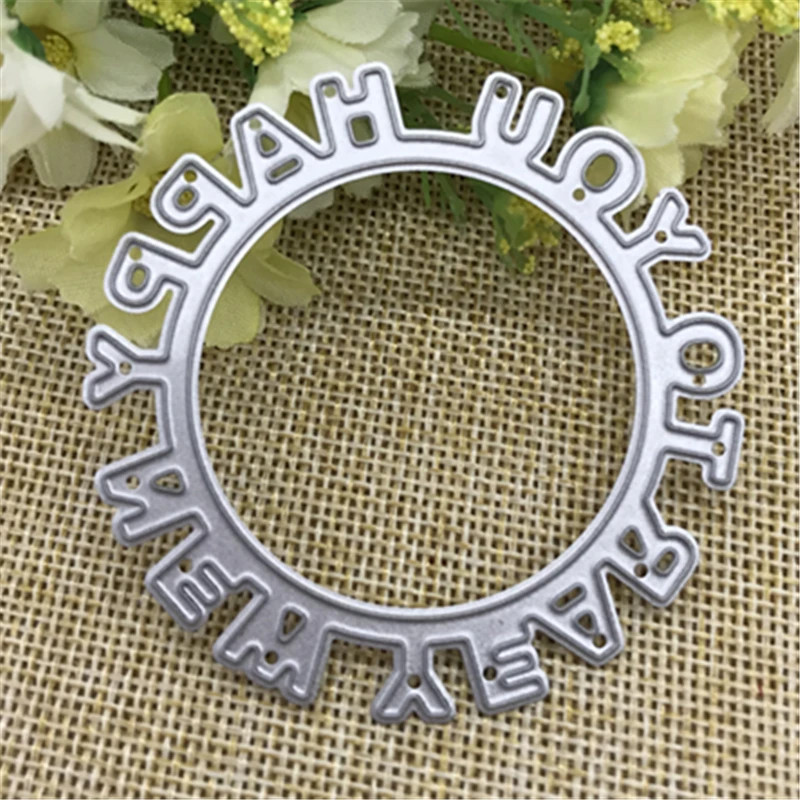 С Новым Годом трафареты для резки металла DIY Скрапбукинг/фотоальбом декоративное