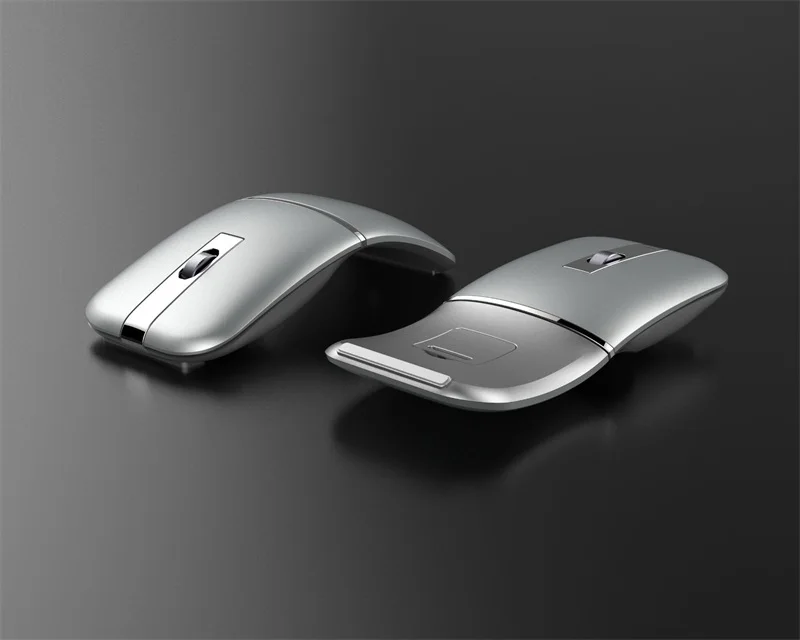KuWFi, беспроводная мышь, портативная, Bluetooth, компьютерная мышь, 1600 dpi, оптическая Складная мышка, мини складные мыши для ноутбука, ПК, рабочего стола