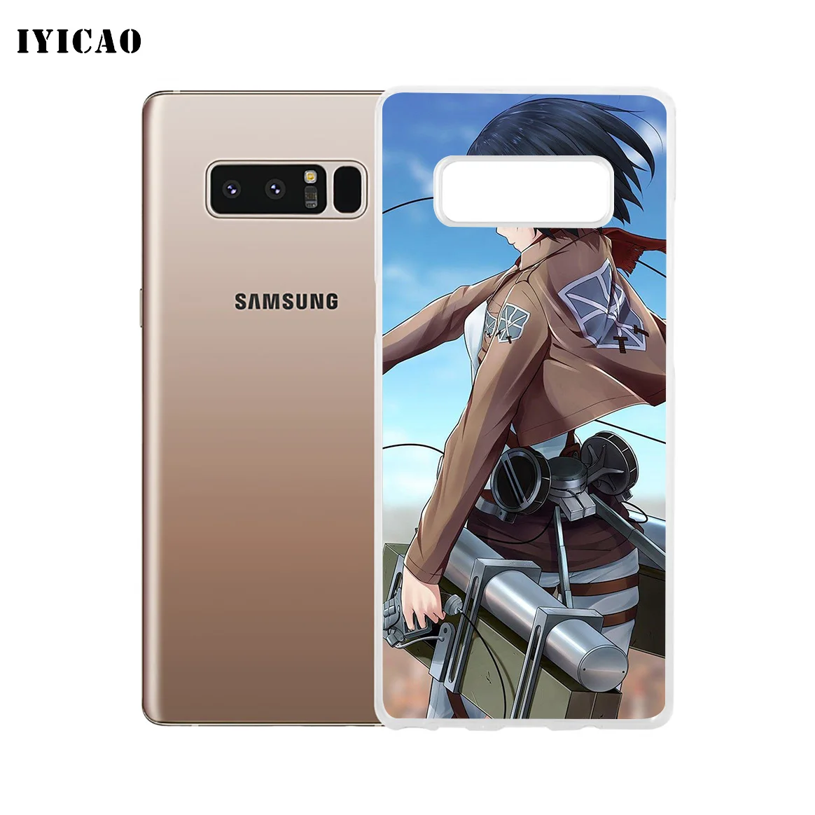 IYICAO Attack On Titan Mikasa Ackerman Мягкий силиконовый чехол для телефона Samsung A5 A6 Plus A7 A8 A9 J3 J5 J7