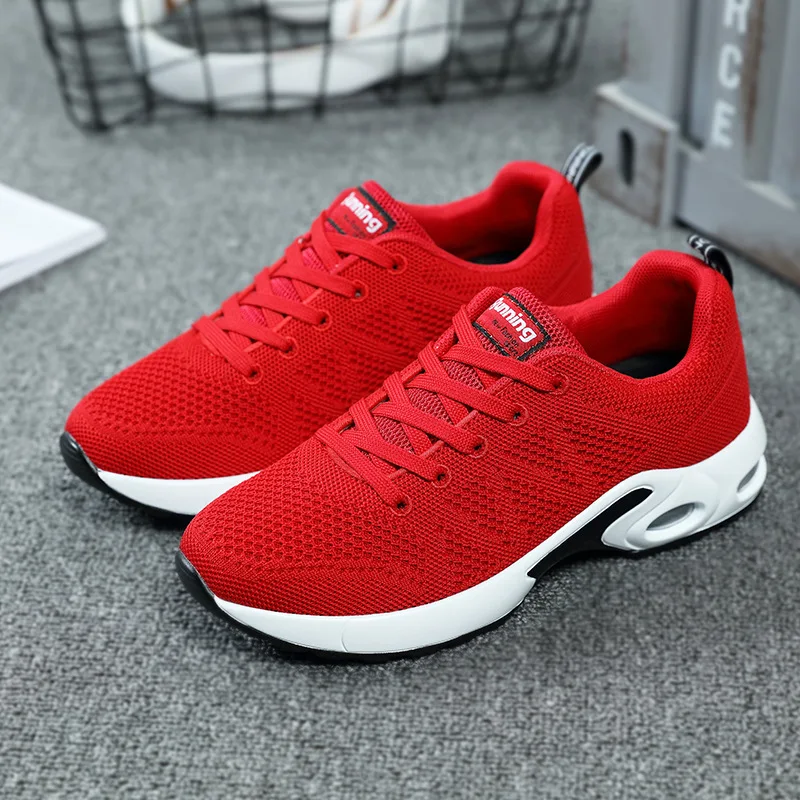 Air Cushion Flywire Running Shoes for Women Light Sneakers Women Arena ...