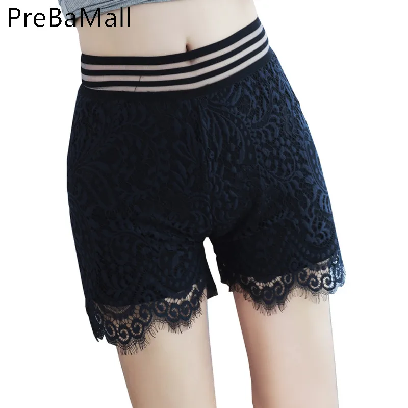 

Woman Summer Lace Floral Shorts New Arrived Ladies Mini Mesh Lace Crochet Slim Tiered Women Short Pants Clothing C238