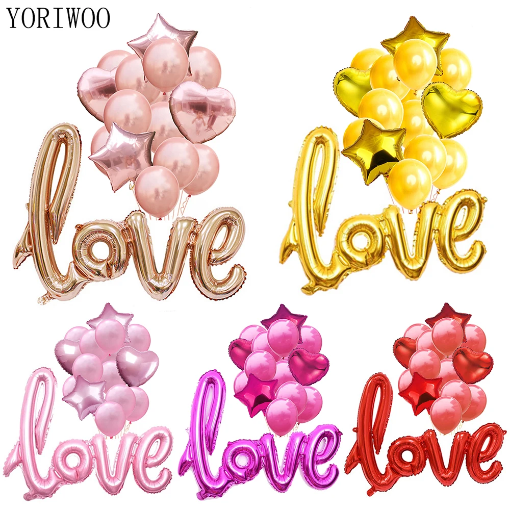 YORIWOO 15 шт. латексные фотофольгированные воздушные шары | Дом и сад