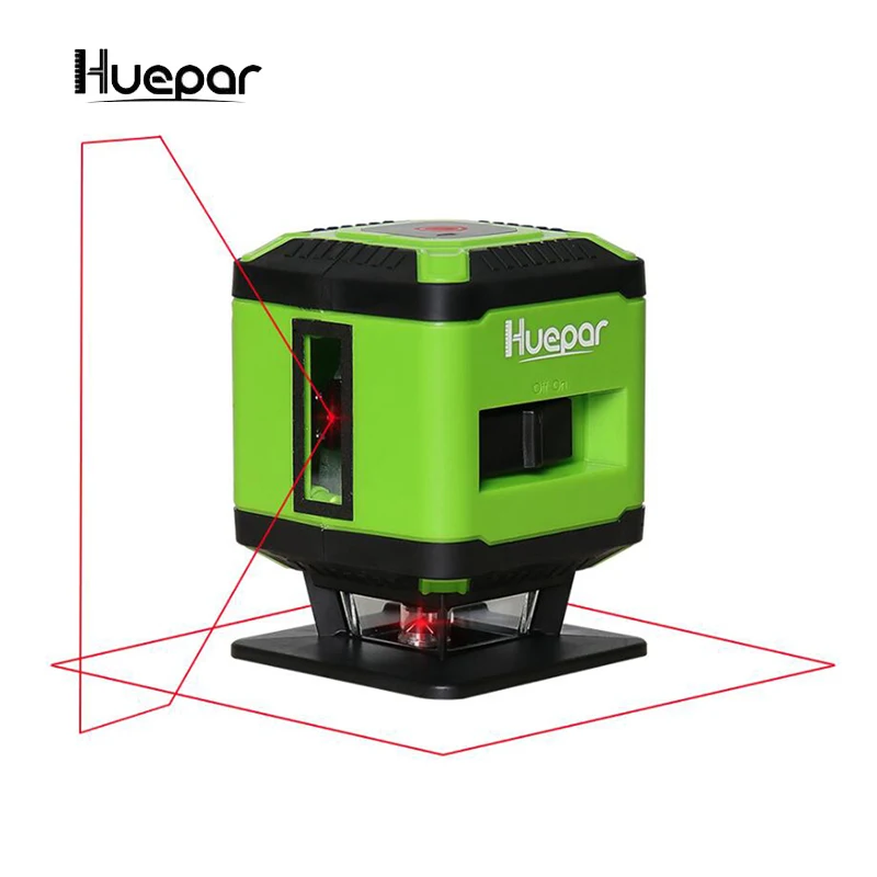 Huepar лазерный нивелир 5 линий 360 градусов Мини портативный инструмент лазерный для FL360