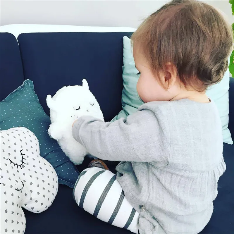 

Ins Plush Animals Stuffed Shape Pillow Cushion Cute Angel Rabbit Little Monster Plush Toy Dolls Baby Pacify Toys Kids Girl Gifts
