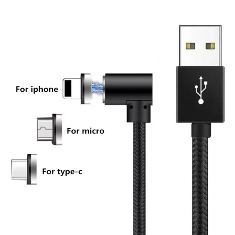 NOHON локоть Сильный магнитный 2.1A зарядный кабель освещение для iPhone X Micro usb type C для samsung S8 S9 Магнитный зарядный шнур линия