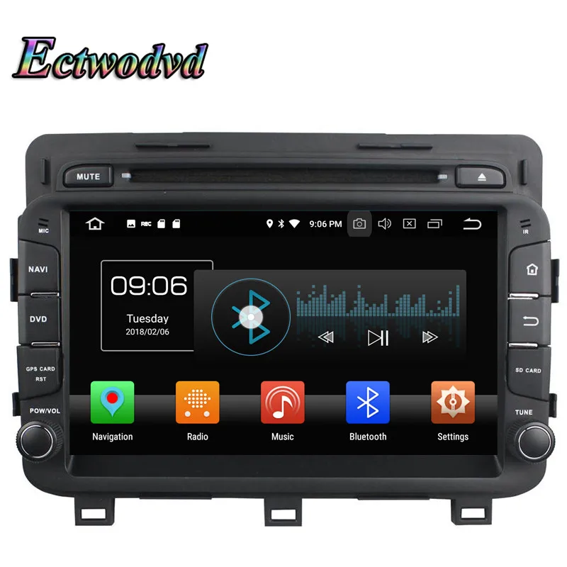 Clearance Ectwodvd Octa Core 4G RAM 64G ROM Android 9.0 Car Multimedia DVD Player GPS HeadUnit For Kia K5/Optima 2014 13