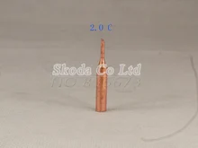 Оптовая продажа 10 шт./лот Чистая медь паяльник глава 900M-T-2C Высокая паяльное жало для hakko электрическим паяльником