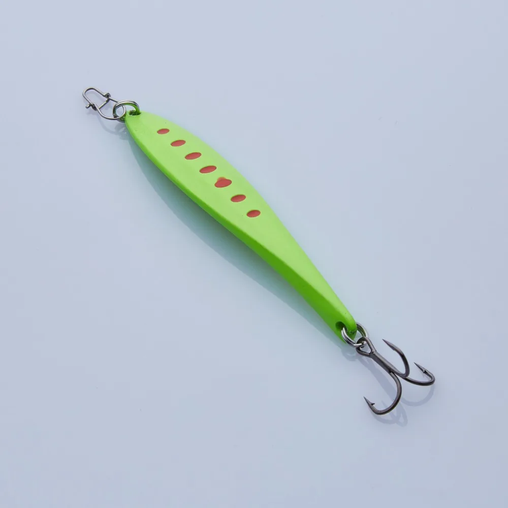 APADA Jigging 517 весло усиленный тройной крючок + перо 12 г 72x14x7 мм рыболовные приманки