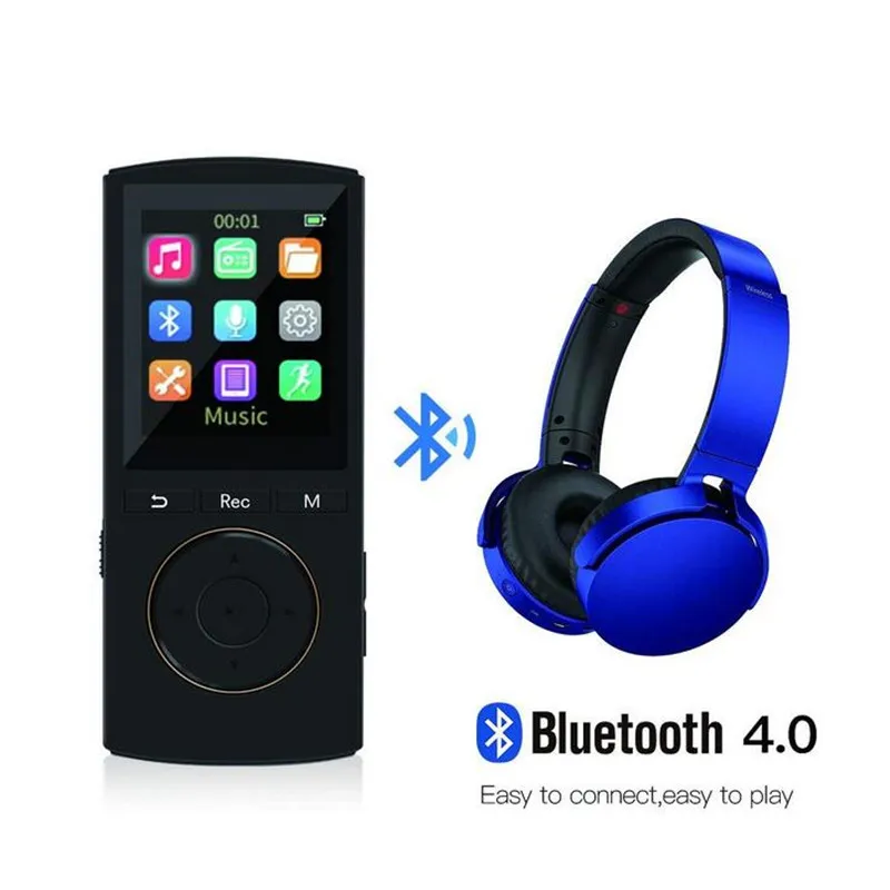 16 Гб mp3 плеер за кулисами Bluetooth портативный цифровой музыкальный с повязкой fm