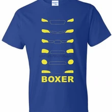 Мужская футболка с круглым вырезом Jdm Apparel Boxer Eyes Turbo Keychain принтом