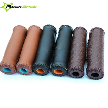 

2PCS Artificial Leather Cycling Handles Grip For Bicycle MTB Road Bike Handlebar Grips Brake Cover For Bike