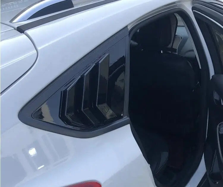 2 шт. ABS двери окна жалюзи рамки подоконник литья Накладка для Ford Focus Хэтчбек 2012 2013
