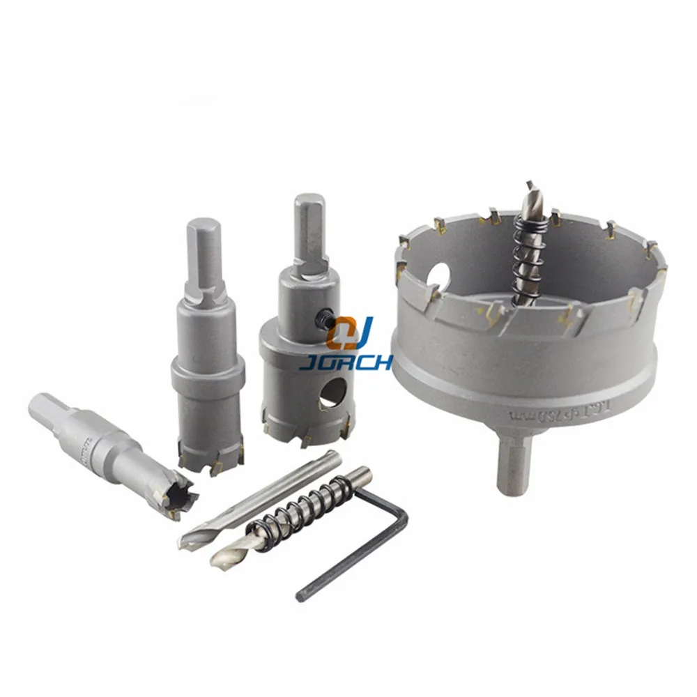 

High-grade Carbide Tip HSS Drills Bit Hole Saw Set Stainless Steel Metal high range Superhard Alloy hole saw set 27-53mm