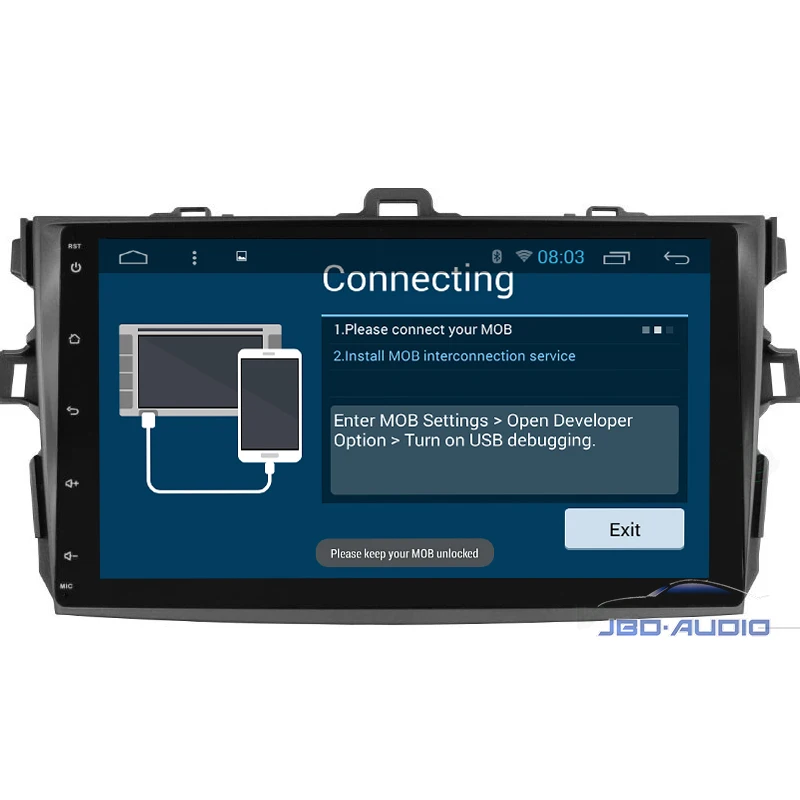 For toyota Corolla 2009-2011 android car radio 8.1 system with FM AM Bluetooth USB full touch capacitive screen gps | Автомобили и