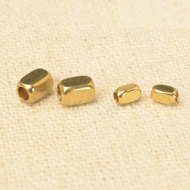 100 pcs of Antiqued brass square links 8mm