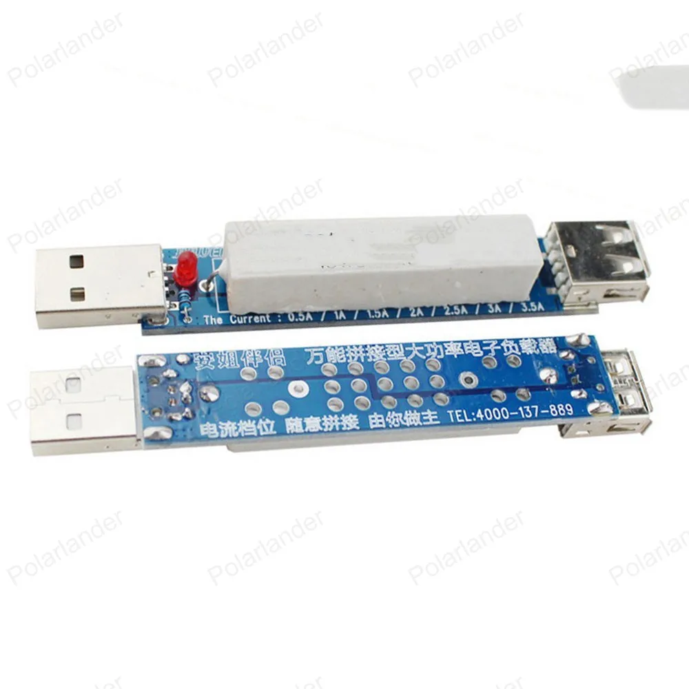 USB тестер-измеритель для аккумулятора Напряжение Ток QC 2,0 быстрое зарядное устройство Мобильная мощность 2A ток 5 в сопротивление нагрузки резистор модуль 2A
