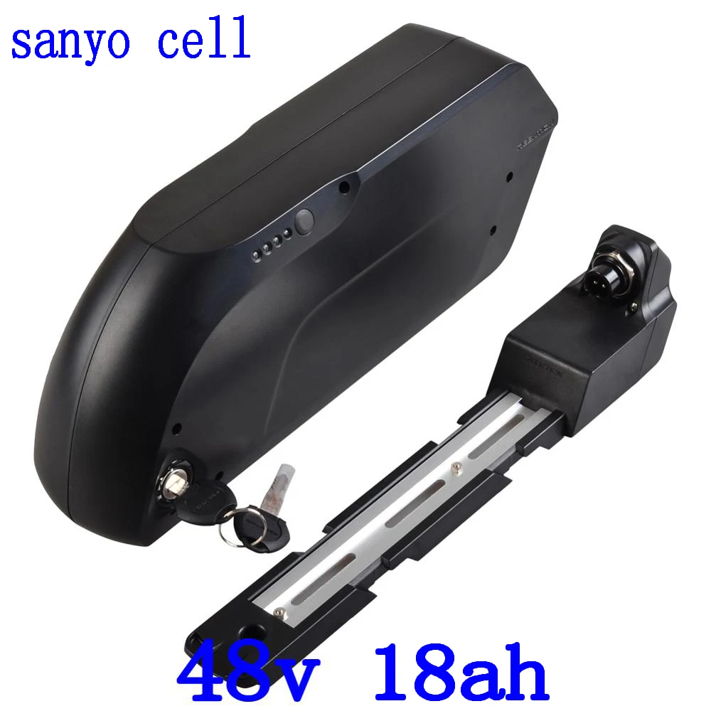 Perfect 48V ebike battery 48V 18ah electric bicycle 48V 500W 750W 1000W battery 48V 17.5AH Lithium battery use sanyo cell with charger 0