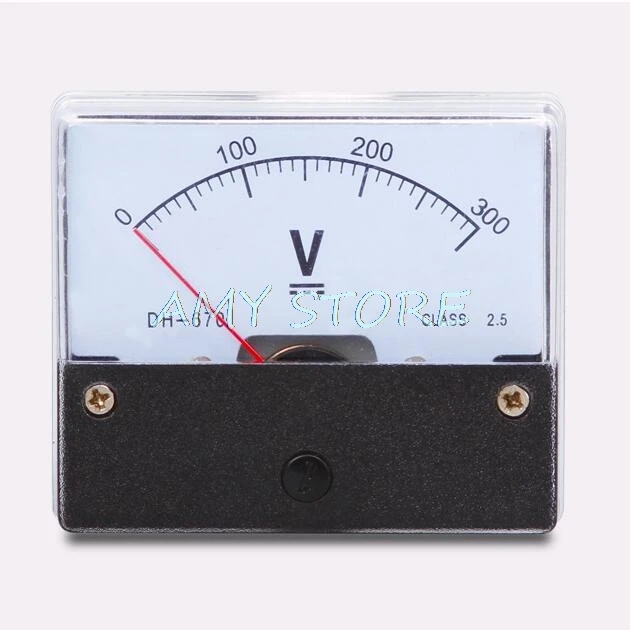 

AC 0-300V Class 2.5 Dial Analog Panel Meter voltmeter Gauge DH-670