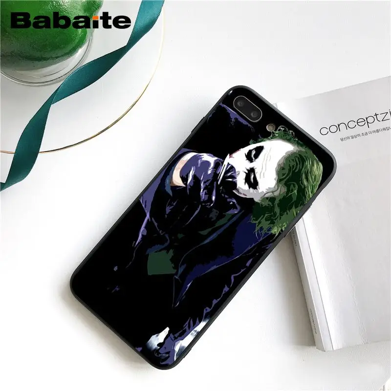 Babaite Смешной клоун, Бэтмен Джокер чехол для телефона чехол для iphone 11 Pro 11Pro Max 8 7 6 6S Plus X XS MAX 5 5S SE XR