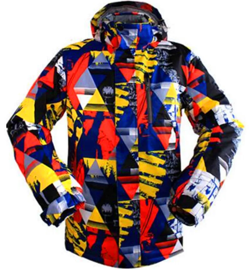 Открытый Спортивная одежда Термальность лыжные куртки Термальность длинный рукав с капюшоном Костюмы Водонепроницаемый ветрозащитный Сноубординг куртки