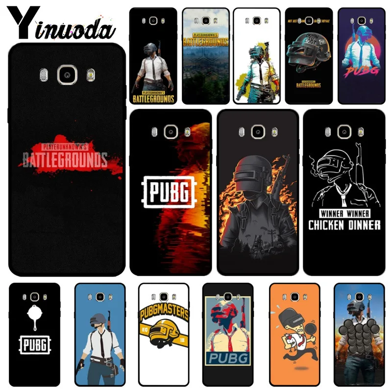 Цветной чехол для телефона Yinuoda pubg Samsung 2015J1 J5 J7 2016J1 J3 Note3 4 5|Бамперы| |