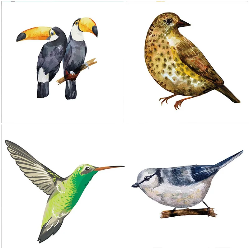 

Europe Diamond Painting Bird Embroidery Full Square Drill Home Decoration Room Animal Cross Stitch Wall Hanging Painting