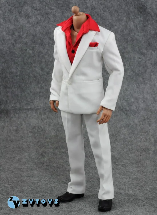 ZYToys ZY5006 1/6 Al Pacino белый костюм для 12 дюймов энтербэй Hottoys дам ДИД Коллекционная Фигурка Косплей куклы DIY