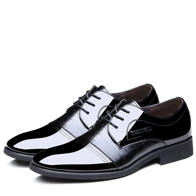 En Bout Msn Luxe black Hommes Social Mâle Cuir Crocodile Pointu De Mariage 2019 Britannique Brown Pour Chaussures Oxfords Habillées D'affaires fS7xwX7q
