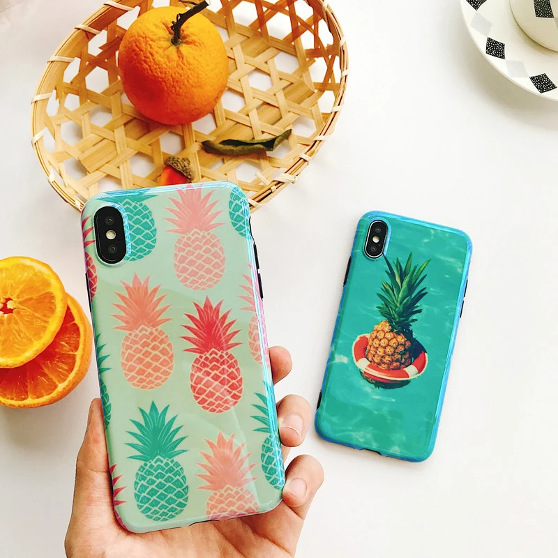 Mr.orange Blu ray Summer pineapple phone cases For iphone