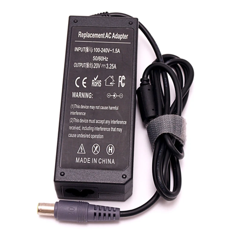 20V 3.25A 65W 7.9*5.5mm AC Adapter Power Supply for IBM Lenovo Laptop Charger Connector Adapter Charger