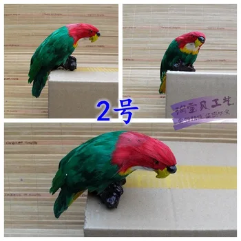 

middle new simulation parrot toy polyethylene & furs handicraft parrot model doll gift 20x9cm 1629