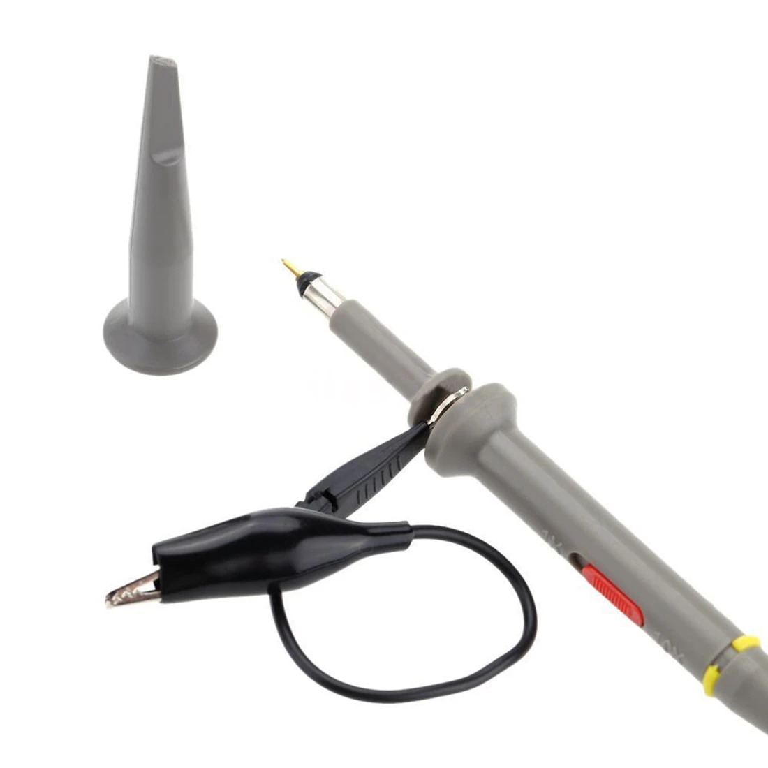 2pcs P6100 Precision Oscilloscope Probe 14cm 1X 10X 100MHz Test 40LL | Инструменты