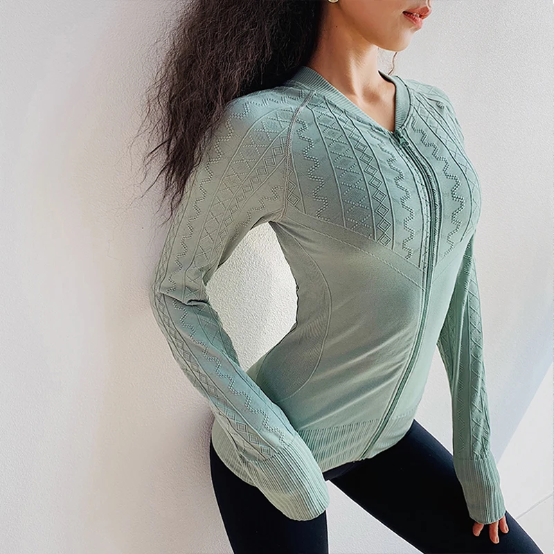 

Women's Sports Jacket Dri Fit Yoga Jacket Sports Sweatshirt Sudadera Running Mujer Running Jacket Women Sportswear Jersey Mujer