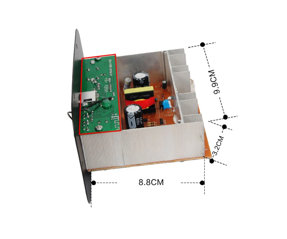 AOSHIKE сабвуфер Bluetooth усилитель доска автомобильный усилитель DIY звуковая система Динамик домашний кинотеатр для 5-10 дюймов сабвуфер DIY