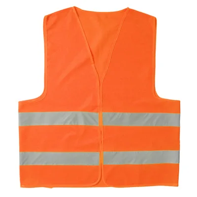 New Hot Reflective Vest Workwear Provides High Visibility Day Night Running Cycle Warning Child Safety Vest - Color: orange