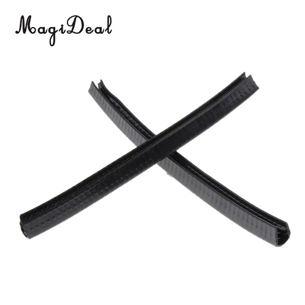 2pcs Rubber Longboard Skateboard Deck Protection Strip Skateboard Nose Tail Guard 12cm Outdoor Skateboarding Accessories