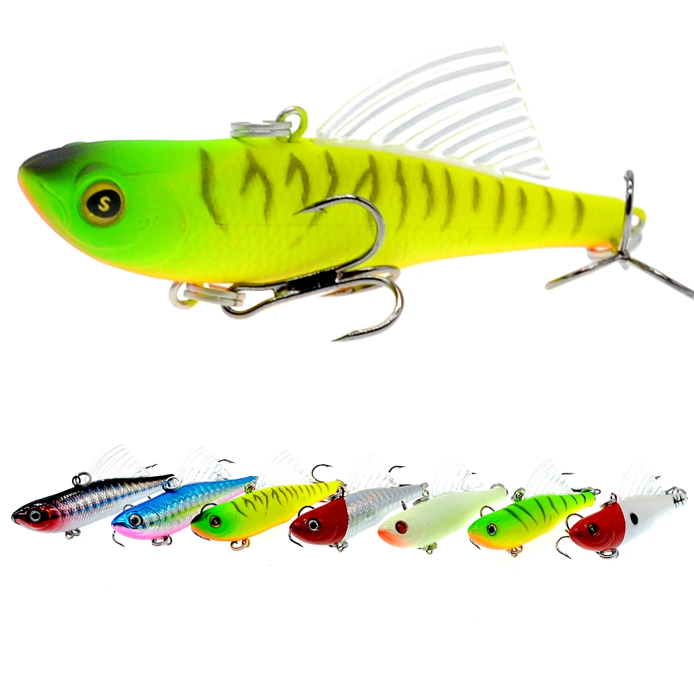 

WLDSLURE Sinking Vibration Fishing Lure Hard Plastic Artificial VIB Winter Ice Jigging Pike Bait Tackle Isca Peche