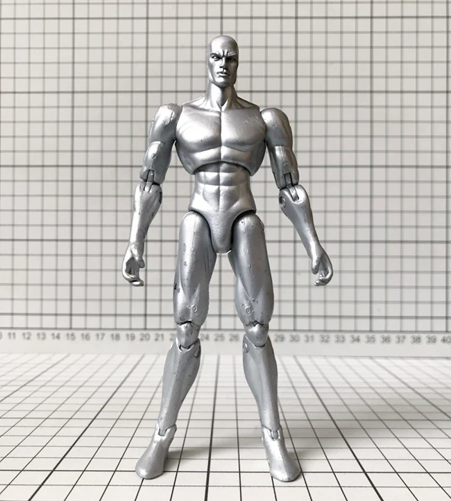 

Original Marvel Legends Garage Kit 13cm Fantastic Four - Silver Surfer Joints Doll Action Figure Collectible Model Loose Toy