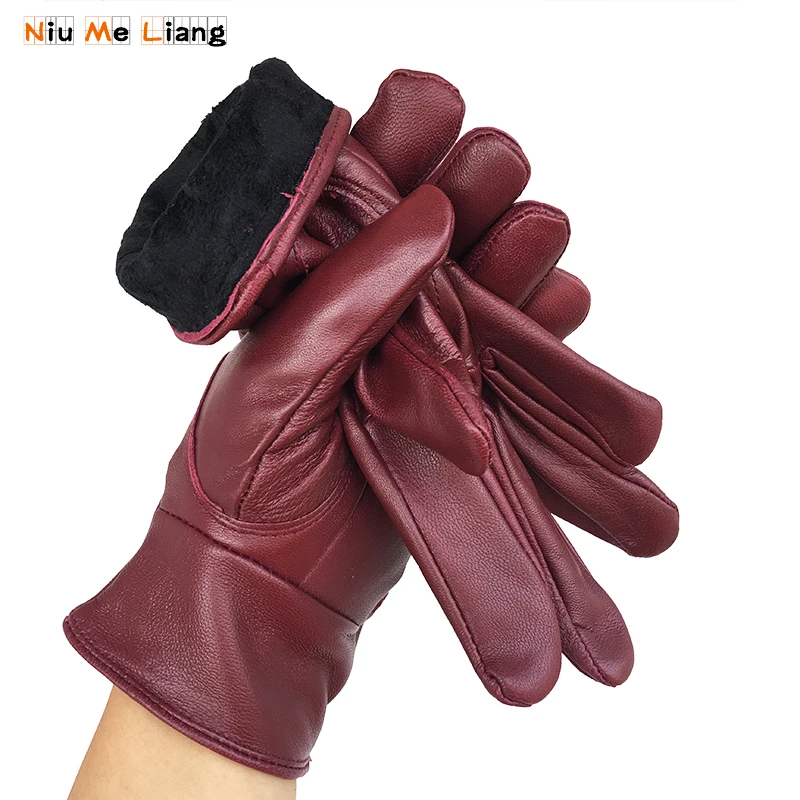 Real Leather gloves discount 2018 Gift 100% genuine leather gloves female sheepskin gloves women's thin thermal fashion G18 Real Leather gloves discount 2018 Gift 100% genuine leather gloves female sheepskin gloves women's thin thermal fashion G18