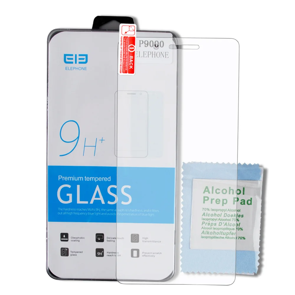 For Elephone P9000 Tempered Glass Screen Protector Original Protective Film Mobile Phone Films Case | Мобильные телефоны и