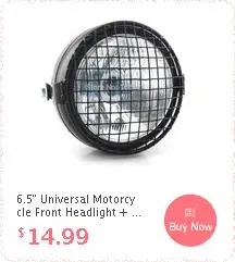 Универсальный 19,5 см/7," мотоциклетный светодиодный налобный фонарь лампа дневного света Сигнал поворота с кронштейном для фар