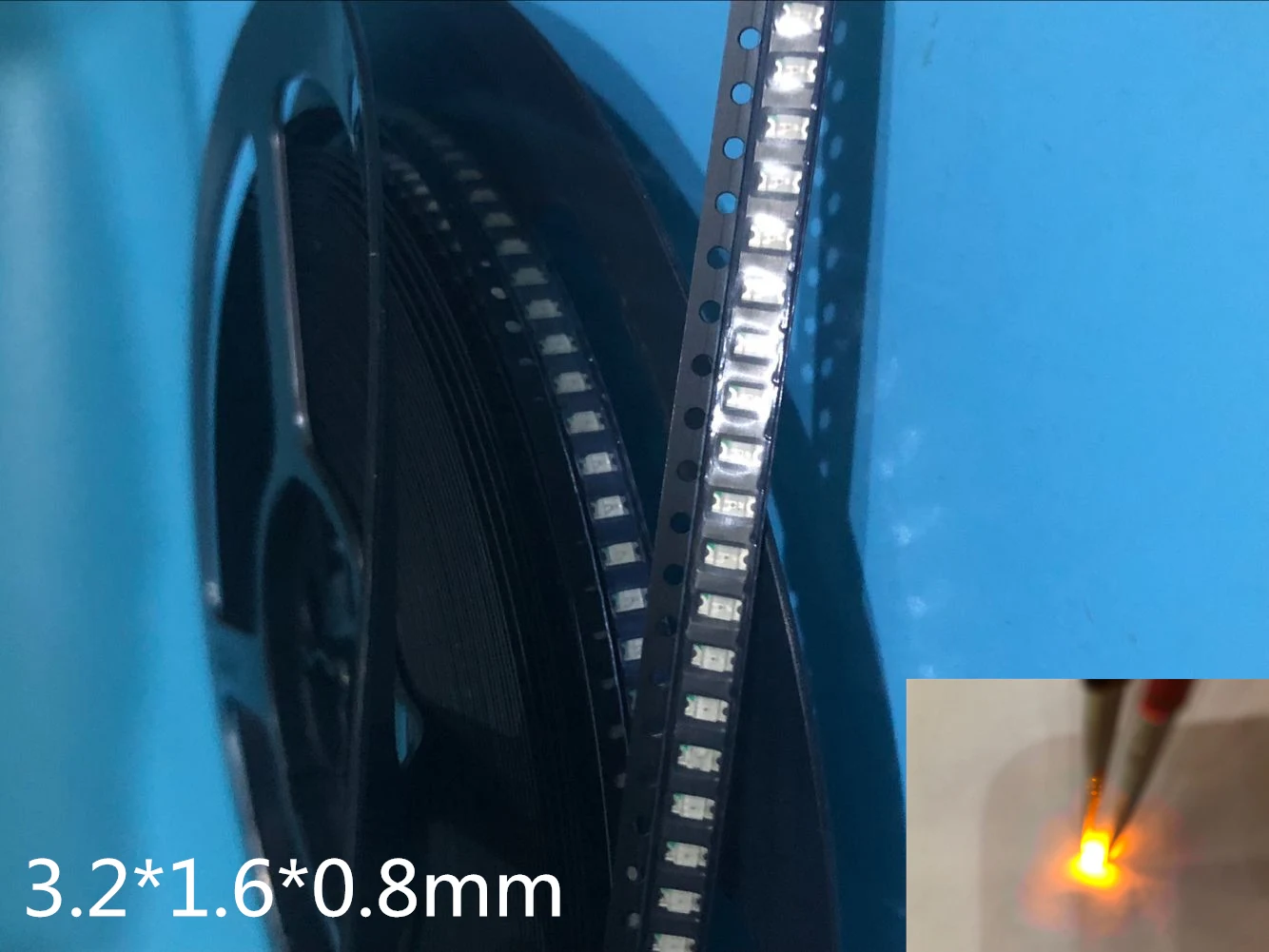 1000 шт Бесплатная доставка SMD 1206 светодиодный желтый ультра яркий s диоды