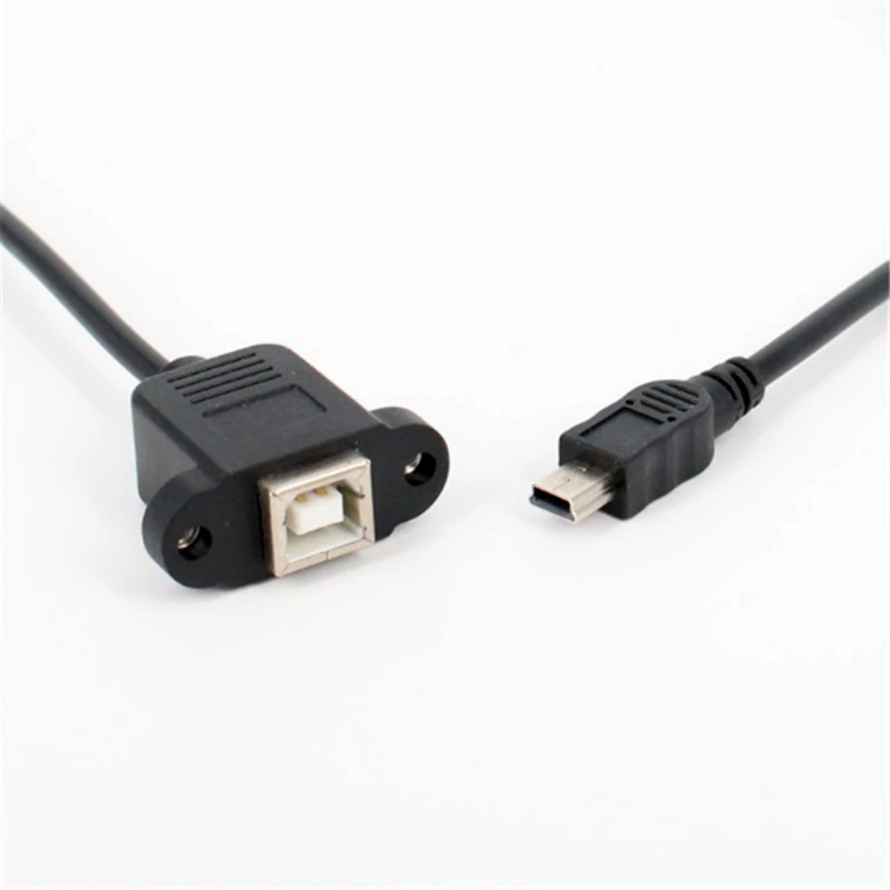 50 см Mini USB 5 Pin штекер к 2 0 B разъем гнездо для принтера панель монтажный