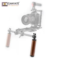 camvate dslr רוד קלאמפ ידית אחיזת 15mm CAMVATE (עור) עבור מצלמת DSLR רוד מערכת C1615 אבזרי צילום במצלמה (3)