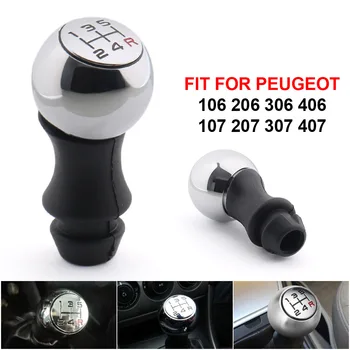 

Car MT Gear Shift Knob Lever Shifter Handle Stick 5 Speed For Peugeot 106 206 306 406 107 207 307 407