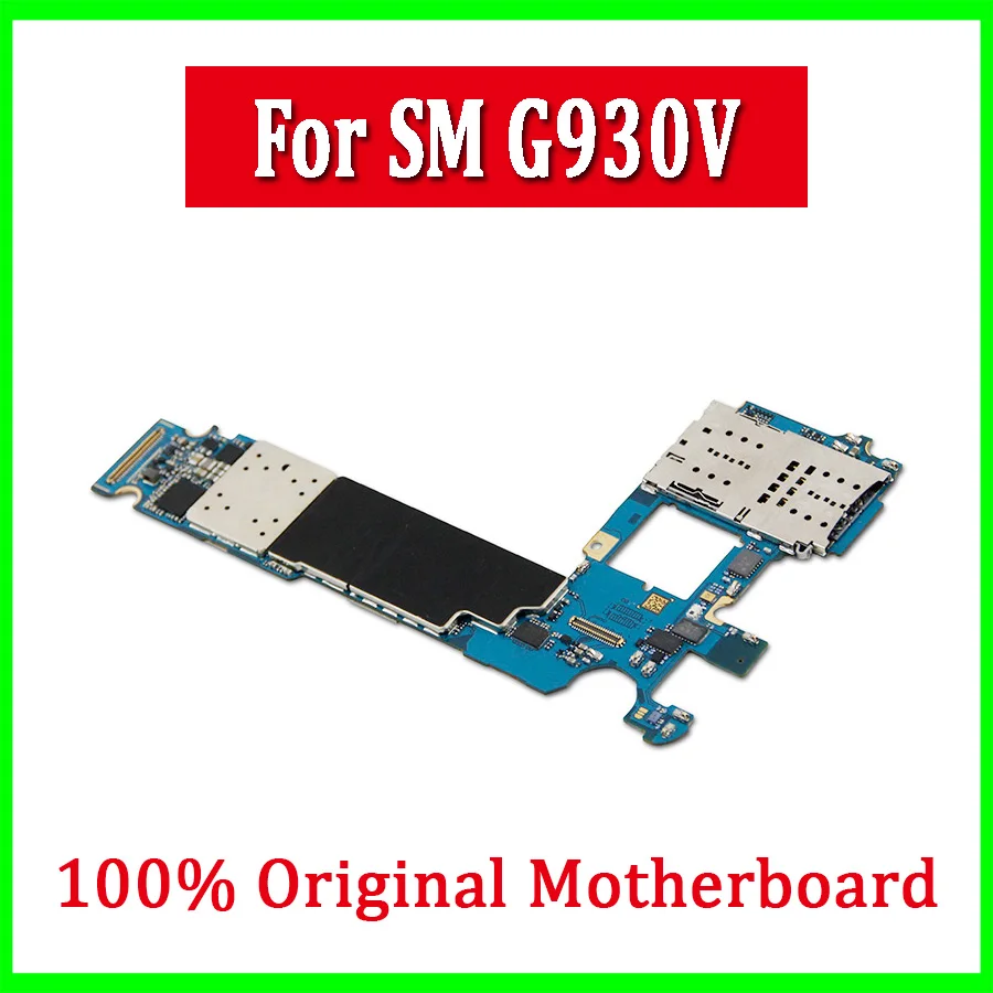 

For Samsung Galaxy S7 G930V Motherboard 32GB Original Unlocked for Galaxy S7 G930V Mainboard Android Logic Board With Chips