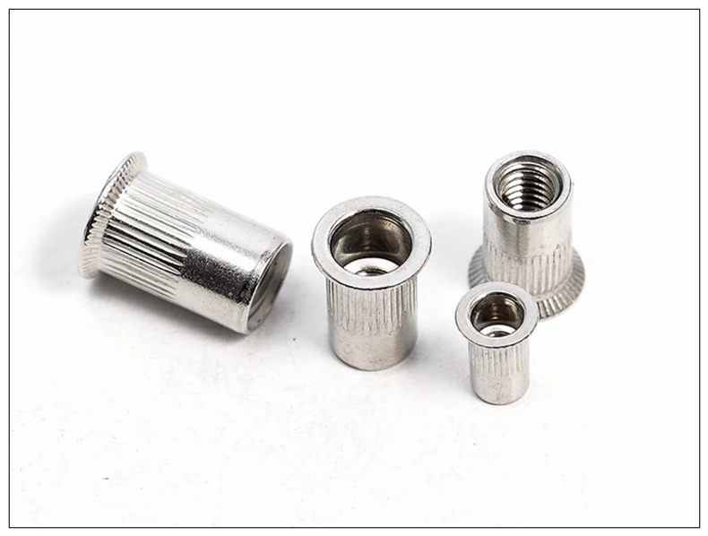 Гайки с заклепками Rivetnut с плоской головкой Rivnut Insert nut метрические Резьбовые болты M3 M4 m5 m6 m8 m10 m12 из нержавеющей стали 304SS