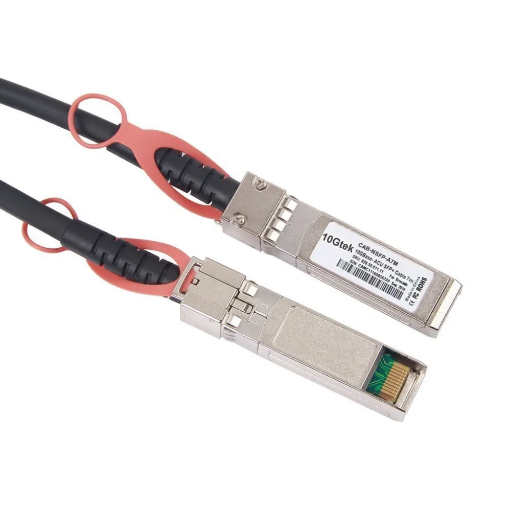 10Gtek для SFP-H10GB-ACU10M 10G SFP+ DAC Cable-10GBase-CR 10M активный прямой прикрепить медь Twinax SFP+ кабель, 28AWG