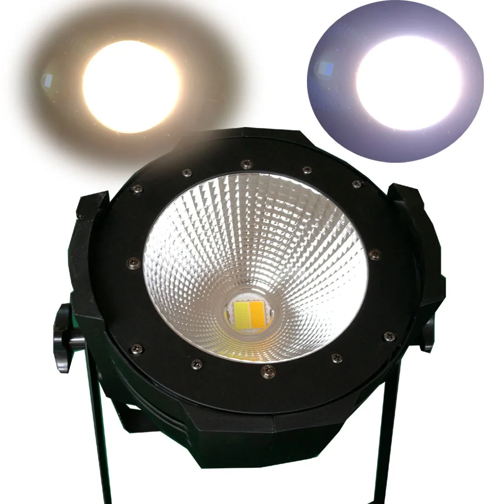100W COB LED PAR DMX Theater Spotlight warm white and White LED Stage